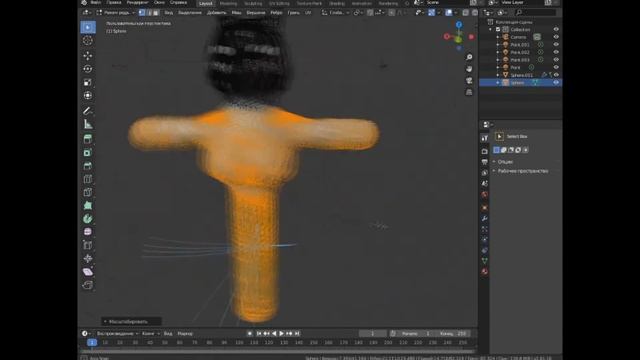 Я сделал нормальное тело??? (кошка в Blender 3D/часть 2) смотреть онлайн