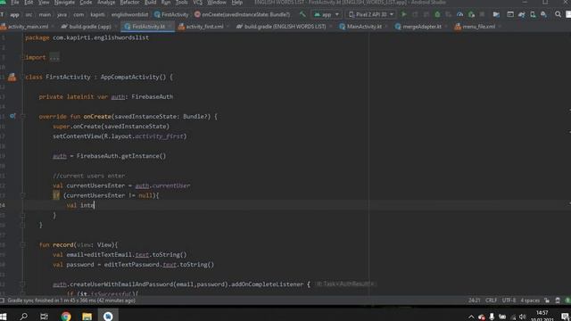 How to make sign in/sign up app using Kotlin for Android part3!This is simple telling for everyone! смотреть онлайн