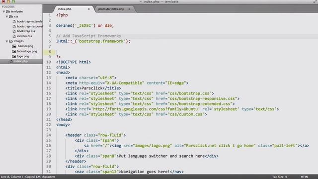 ۱۰- تغییر index html به index php برای قالب جوملا смотреть онлайн