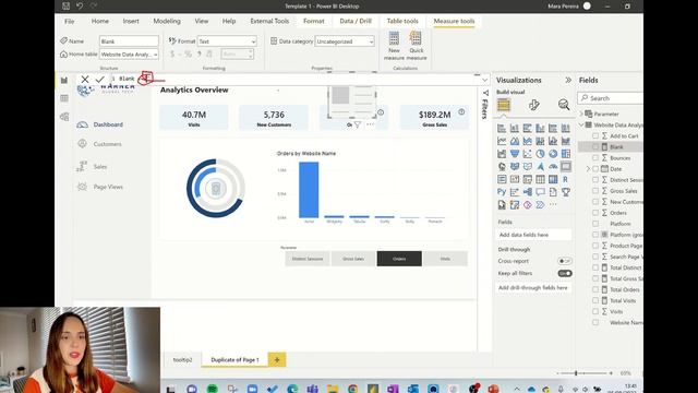 How to create custom tooltips for images and buttons in Power BI смотреть онлайн