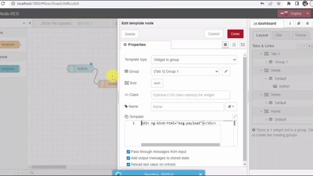 NodeRed | Generate Random Colour Text Ui | Node red Dashboard смотреть онлайн