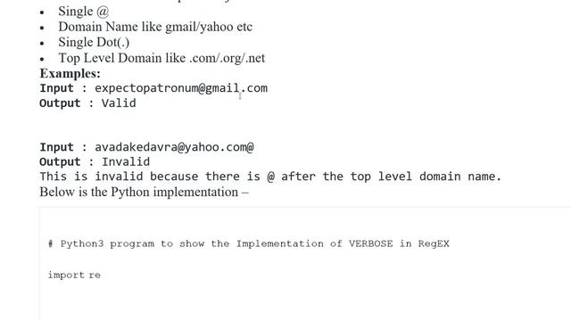 Verbose in Python Regex смотреть онлайн