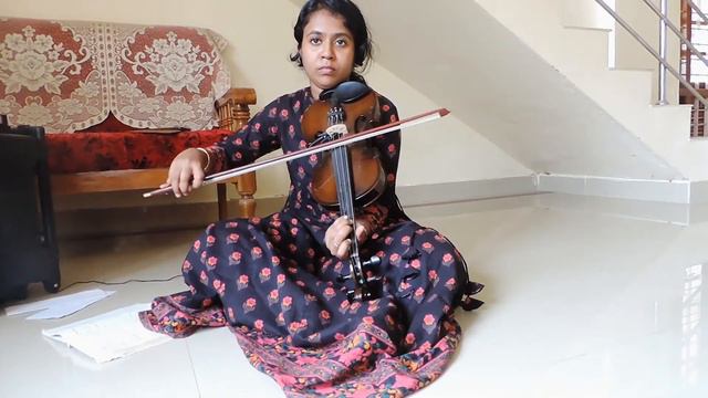 Hamsadwani Varnam Violin смотреть онлайн
