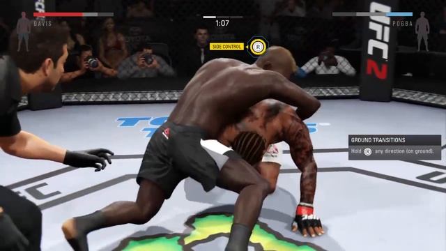 Играем за Поля Погба в UFC 2 смотреть онлайн