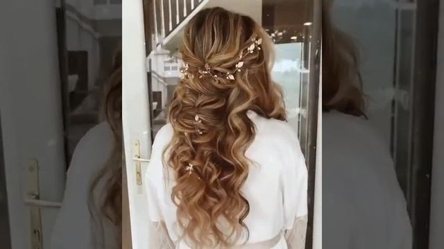 Wedding hairstyle 2021| прическа невесты 2021| kelin soch turmaklari 2021 смотреть онлайн