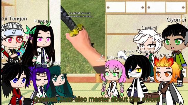 Hashira React To Roronoa Zoro (copyright)