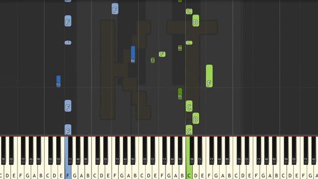 Learn to Play Dating Start from Undertale - Medium Mode [Piano Tutorial] (Synthesia) смотреть онлайн