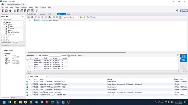 update (MYSQL WORKBENCH) смотреть онлайн