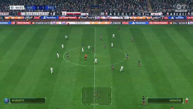 FC 24 gameplay PSG vs ASCOLI #championsleague смотреть онлайн