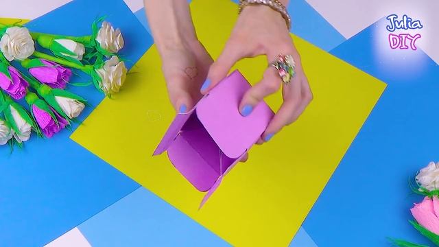 Easy DIY paper crafts | How to make gift box butterfly | DIY gift box butterfly смотреть онлайн