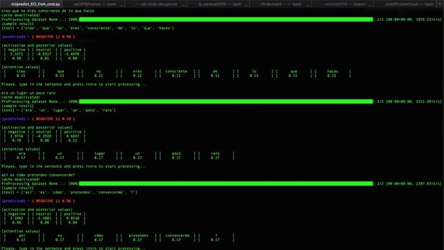 Demostrador de Sentiment Analysis en Español смотреть онлайн