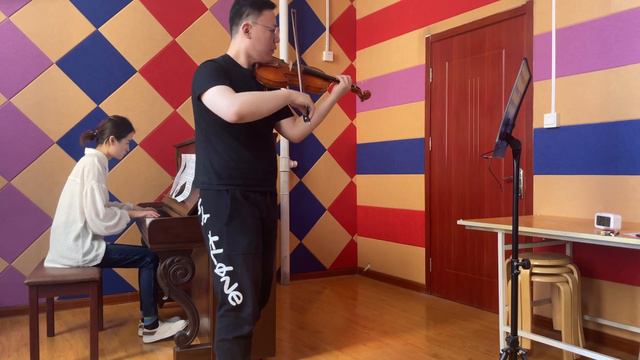 Моцарт Соната для скрипки и фортепиано соль мажор, 2 часть, KV301