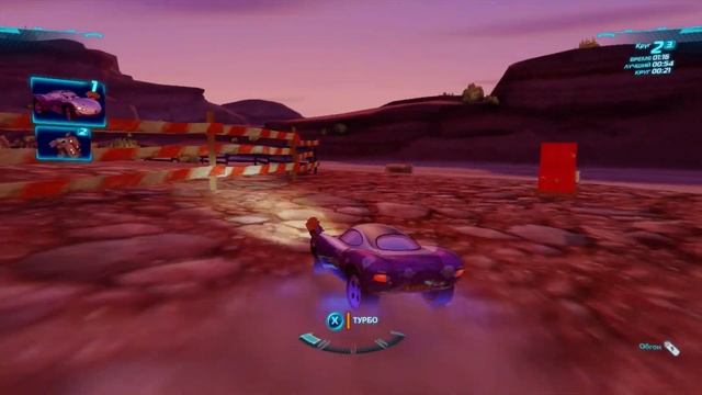 Тачки 2 | Новогодняя Гонка | 3 круга | Спринт "Радиатор" | Вишневая Холли | Xbox 360 смотреть онлайн