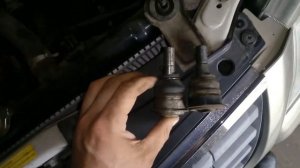 Как заменить шаровую опору Ниссан Альмера классик.