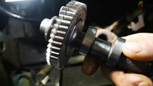 CHERY QQ SWEET 0.8L, Монтаж ГБЦ, разрезная шестерня распредвала