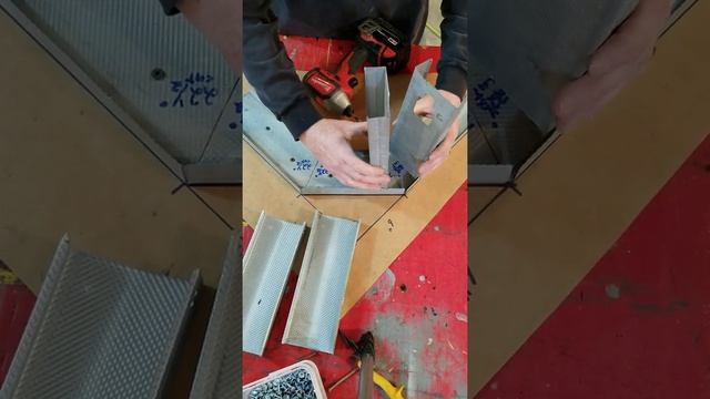 How to frame a 45* corner with steel studs and wood blocking. смотреть онлайн