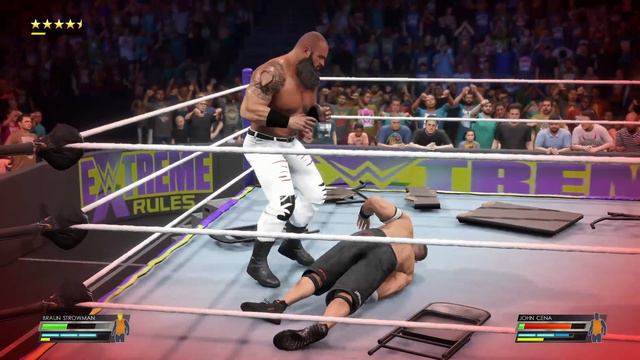 WWE 2K22 Braun Strowman Vs John Cena смотреть онлайн