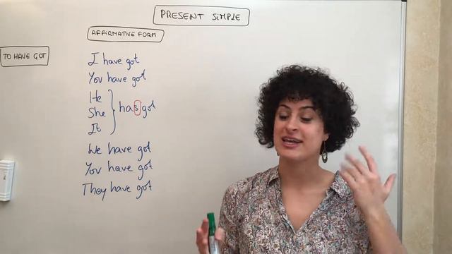 5 Present simple to have got affirmative form смотреть онлайн