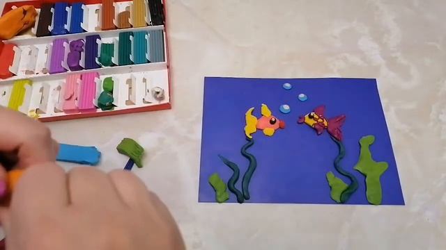 Лепка Тема: «Аквариум - подводный мир» смотреть онлайн