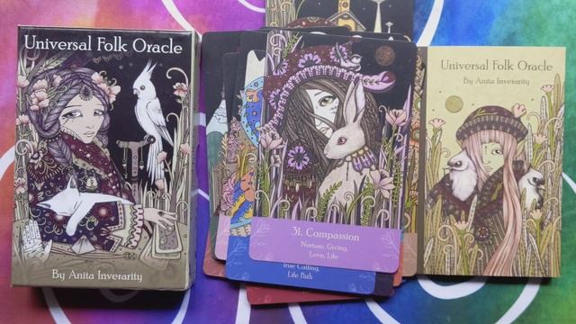 Universal Folk Oracle - Silent Flip-through смотреть онлайн