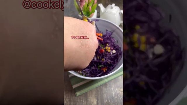 Салат из красной капусты ?? смотреть онлайн