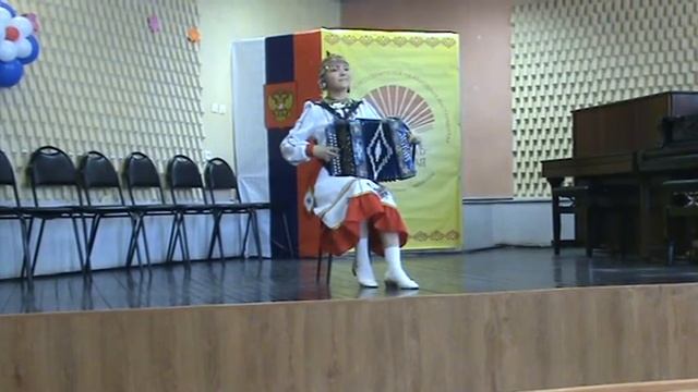 Гуськова Ольга, гармонь - П.Шоркин "Чувашская плясовая" смотреть онлайн