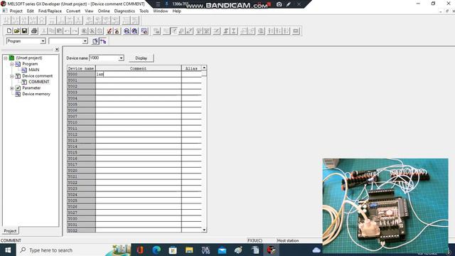 TUTORIAL PLC FX3U 14MT LOLETTE PLC CLONE PART 3 PROGRAMMING WITH GX WRITE TO PLC AND MONITOR смотреть онлайн