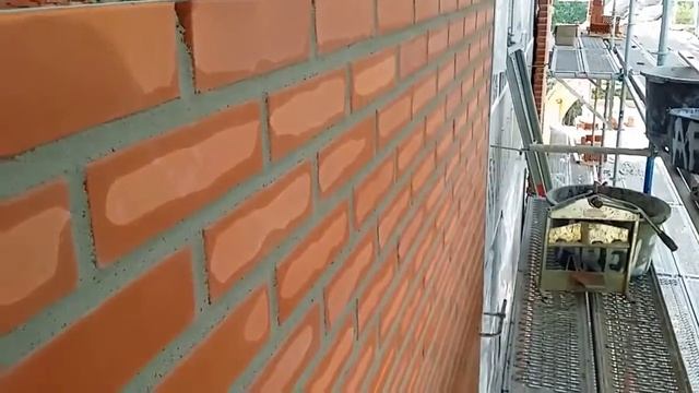 Вентилируемый фасад, чистая кладка