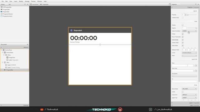 Stopwatch Desktop App | JavaFX | Java смотреть онлайн