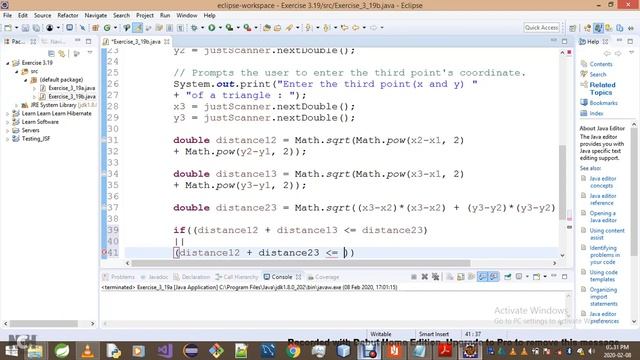 Introduction To Java Programming Exercise 3 19b смотреть онлайн