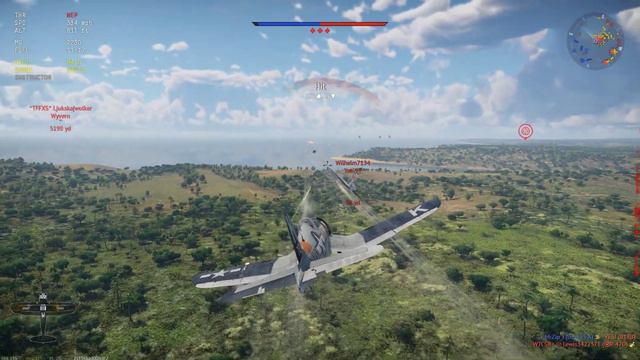 War Thunder 2024 02 03 F4U 4 v YAK 9 смотреть онлайн
