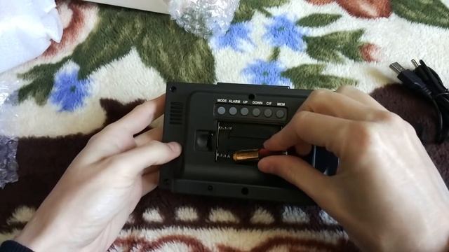 Домашняя метеостанция с подсветкой и цветным дисплеем Digoo DG-C3 смотреть онлайн