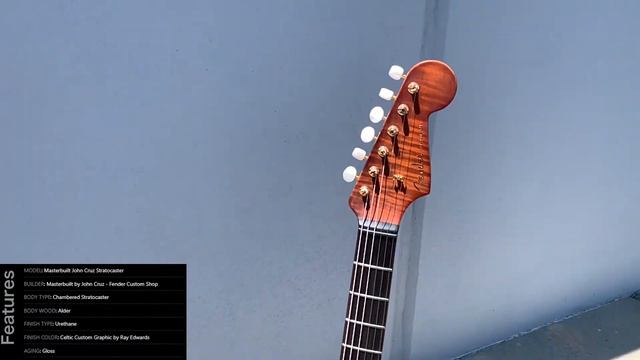 Fender CS Masterbuilt John Cruz Celtic Dragon Stratocaster Ray Edwards Custom Graphic #6StringJungl смотреть онлайн
