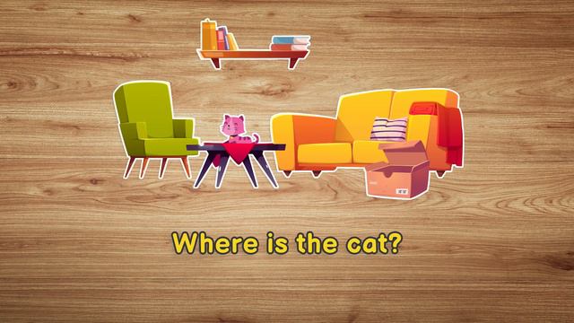 Prepositions of place quiz in English смотреть онлайн