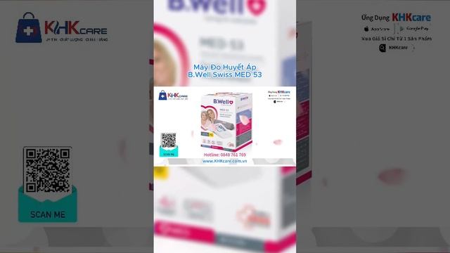 B.Well Swiss MED 53| Máy Đo Huyết Áp KHKcare.com.vn #KHKcare #BWell #Thietbityte #maydohuyetap смотреть онлайн