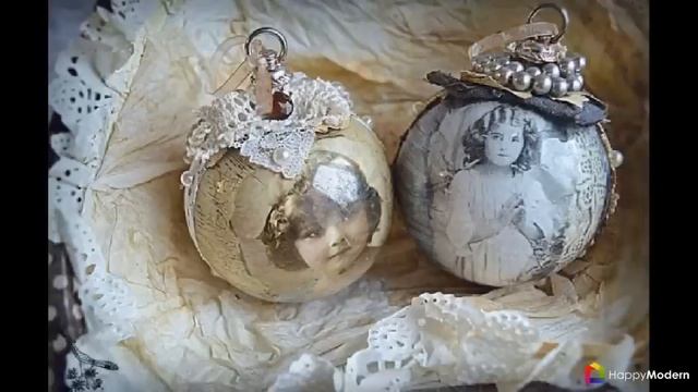 50+ идей декупажа елочных шаров своими руками смотреть онлайн