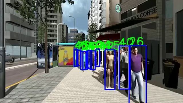 Deep Sort + Yolo on Synthetic data смотреть онлайн