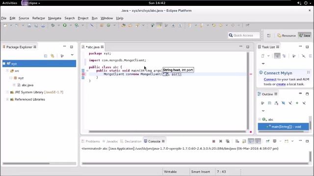 Starting mongodb server and connecting java program to mongodb!! смотреть онлайн