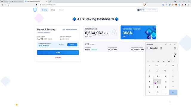 AXS STAKING GRANDES BENEFICIOS!!!! AXIE INFINITY смотреть онлайн