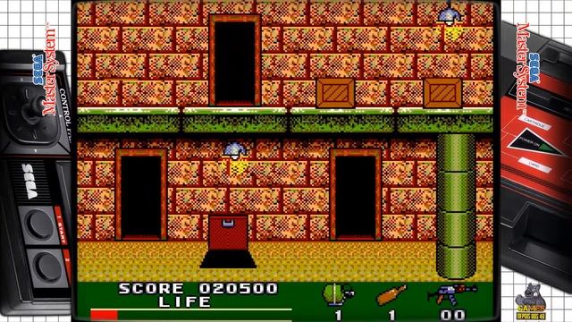 RAMBO 3 - Sega Master System Gameplay смотреть онлайн