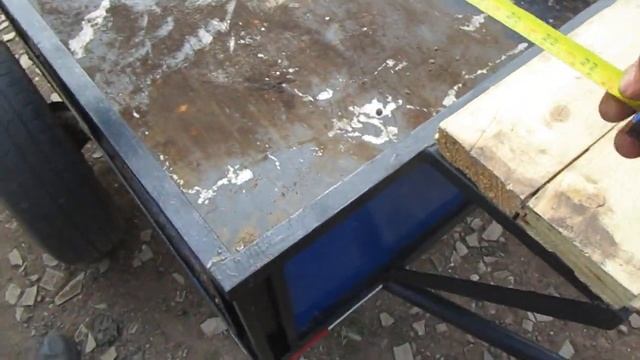 Телега-самосвал для мотоблока из задней балки ваз-2108. Размеры. смотреть онлайн