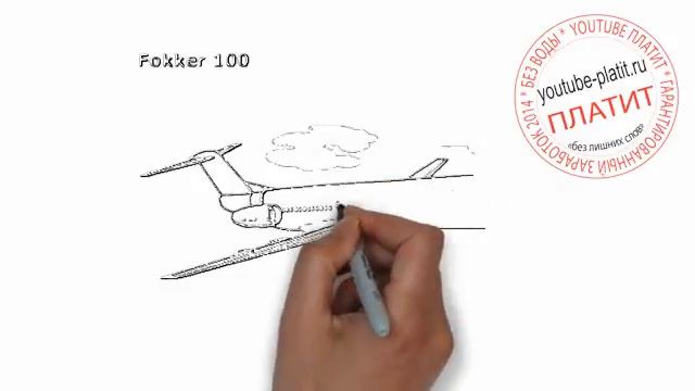 Рисуем самолет поэтапно Как нарисовать простой самолет смотреть онлайн