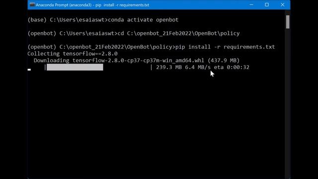 I1.4 Change and Install OpenBot Requirements смотреть онлайн