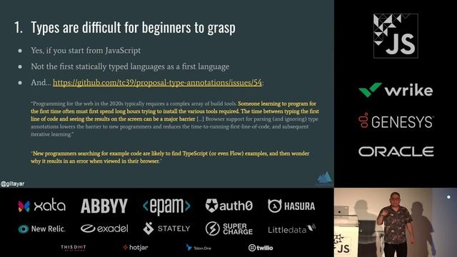Typed JavaScript? For real? The “type annotations” proposal and what it’s all about by Gil Tayar смотреть онлайн