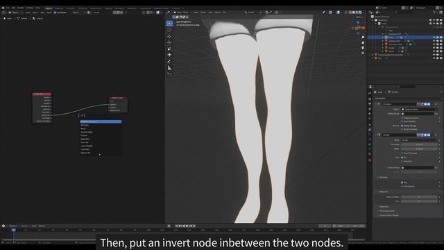 creating procedural anime style line art in blender (using legs as an example, again) смотреть онлайн