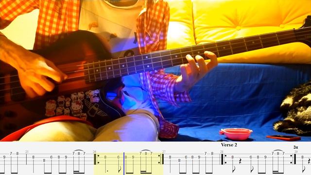 Love Buzz – Nirvana – Bass cover with tabs (4k) смотреть онлайн