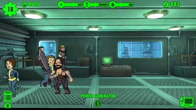 Fallout Shelter Gameplay part 5 first raider attack смотреть онлайн