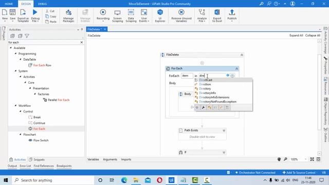 File Delete in UiPath RPA | Path Exists in UiPath |List all files from folder in uipath смотреть онлайн