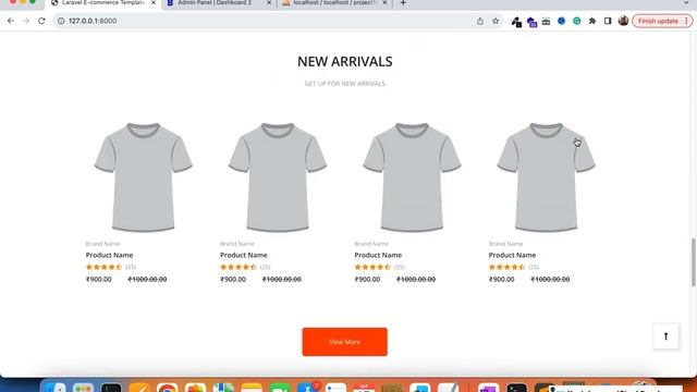 Laravel 10 Tutorial | Update Home Page (VI) | Display Featured Products at Home Page | Part 86 смотреть онлайн