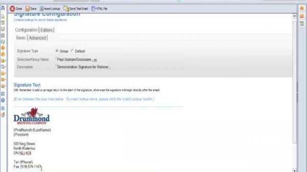 Webinar: Managing Lotus Notes email signatures (and branding) for the enterprise